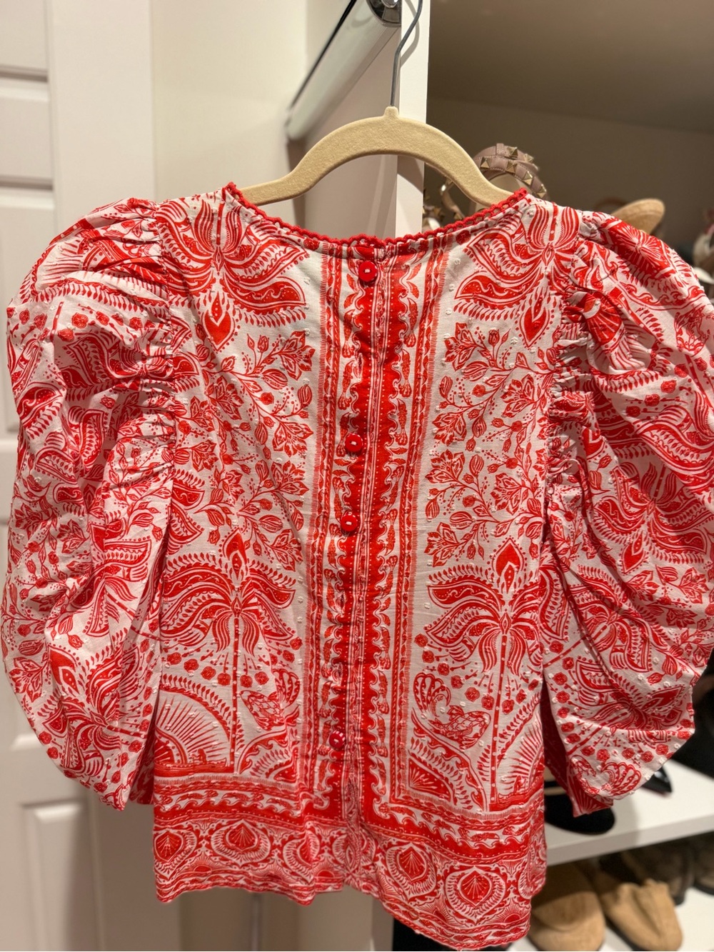 Farm Rio Red River Ride Blouse - Picture 5 of 6